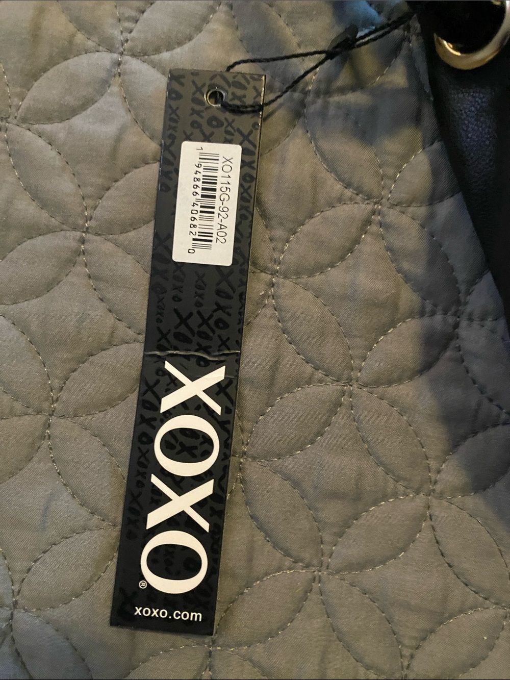 XOXO Black Faux Leather Chain-Accent Crossbody Bag - Picture 4 of 4